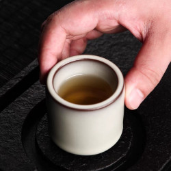 Celadon host cup single cup teacup lard frozen handmade tea cup sample tea cup kung fu tea set personal tea cup
