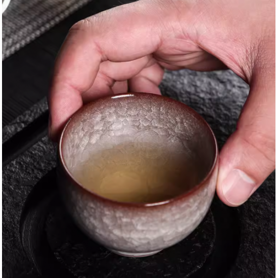 Celadon Ge Kiln Master Cup Tea Cup Personal Single Cup High end Ice Cracked Tea Cup Kung Fu Tea Set Tea Cup